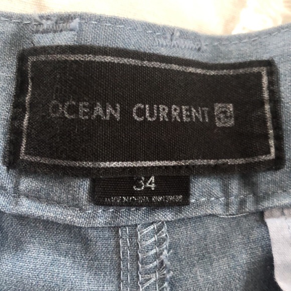 Light blue Ocean Current mens shorts - Picture 2 of 3